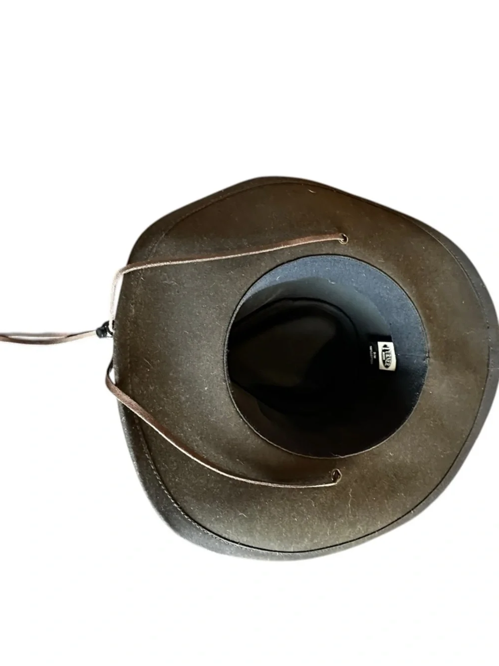 Turner Classic Wide-Brim Felt Hat in Dark Brown Size Small